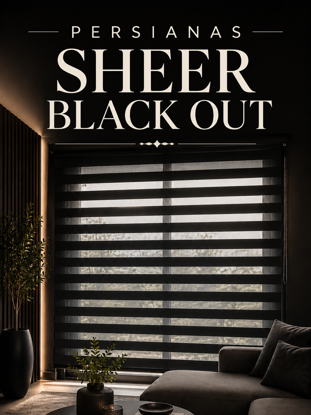 PERSIANAS SHEER BLACK OUT